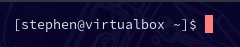 An Ubuntu terminal prompt